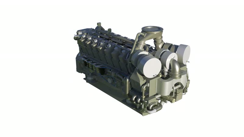 16V250MDC Diesel Engine video preview